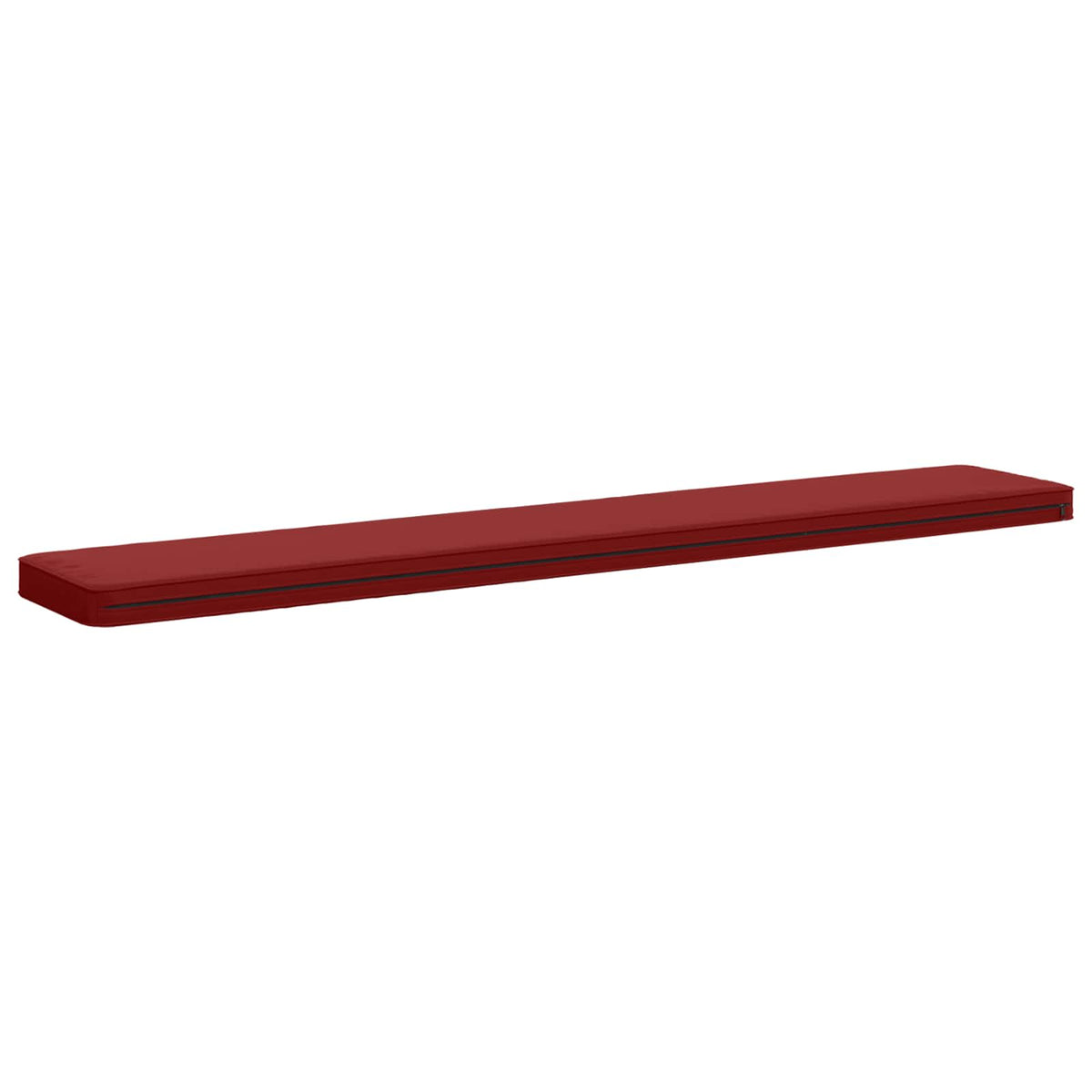 vidaXL 1-Piece Bench Cushion VUGHT 100% Polyester Wine Red