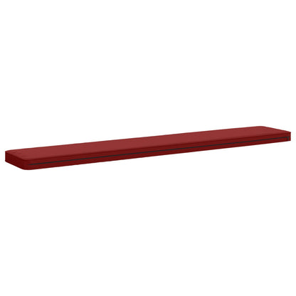 vidaXL 1-Piece Bench Cushion VUGHT 100% Polyester Wine Red