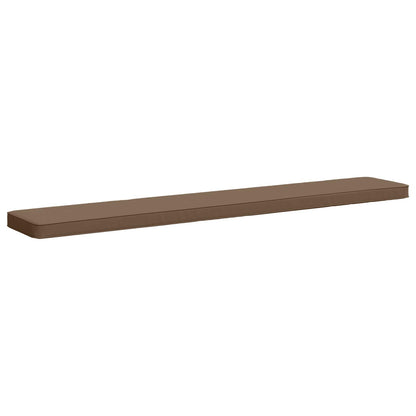 vidaXL 2-Piece Bench Cushions VUGHT 2 pcs 100% Polyester Taupe