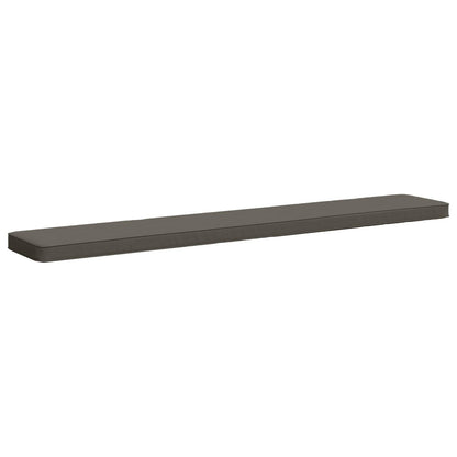 vidaXL 1-Piece Bench Cushion VUGHT 100% Polyester Grey 180 x 30 x 5 cm