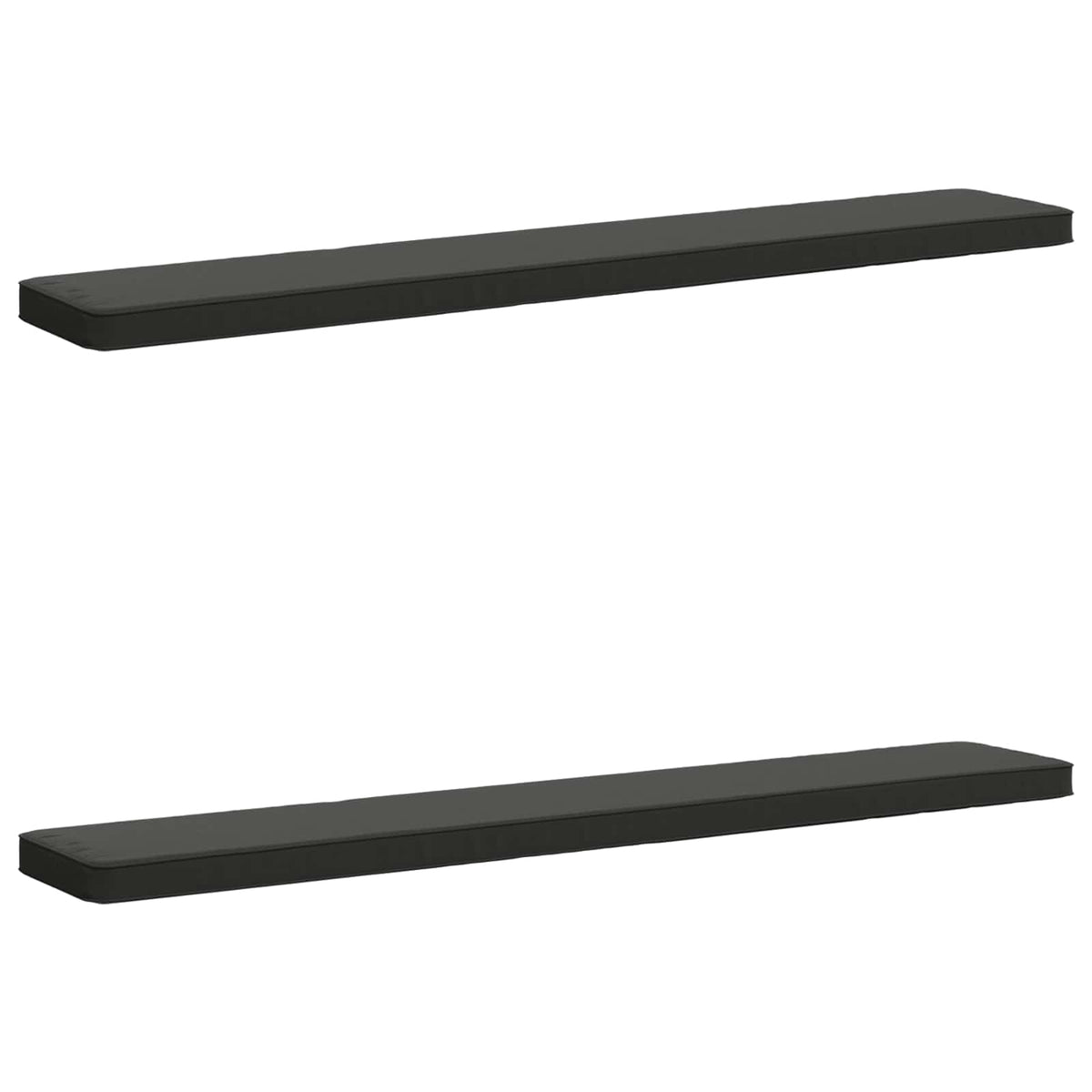 vidaXL 2-Piece Bench Cushions VUGHT 2 pcs 100% Polyester Anthracite