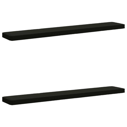 vidaXL 2-Piece Bench Cushions VUGHT 2 pcs 100% Polyester Black