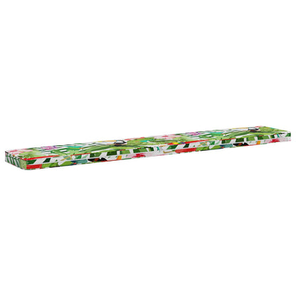 vidaXL 2-Piece Bench Cushions VUGHT 2 pcs 100% Polyester Multicolour