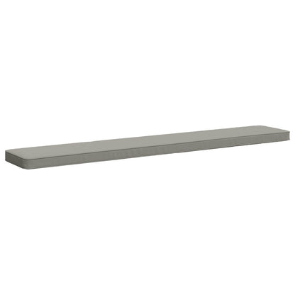 vidaXL 2-Piece Bench Cushions VUGHT 2 pcs 100% Polyester Grey