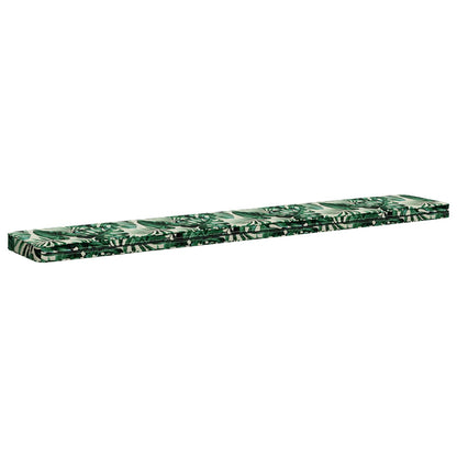 vidaXL 1-Piece Bench Cushion VUGHT 100% Polyester Leaf Pattern