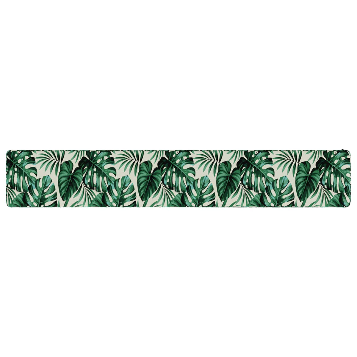 vidaXL 1-Piece Bench Cushion VUGHT 100% Polyester Leaf Pattern