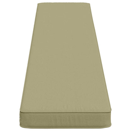 vidaXL 2-Piece Bench Cushions VUGHT 2 pcs 100% Polyester Light Green