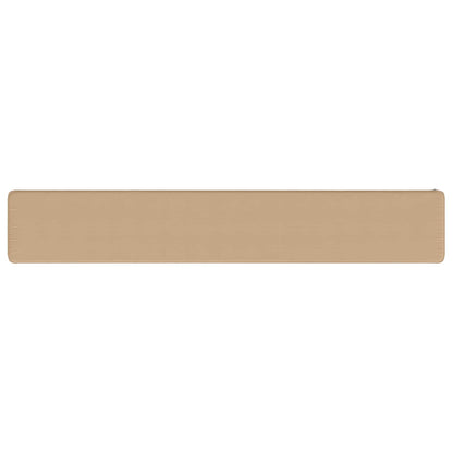 vidaXL 1-Piece Bench Cushion VUGHT 100% Polyester Sand 200 x 30 x 5 cm