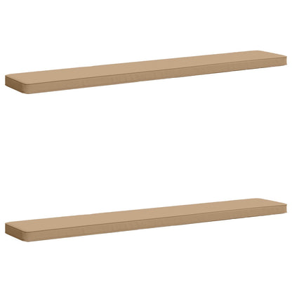 vidaXL 2-Piece Bench Cushions VUGHT 2 pcs 100% Polyester Sand