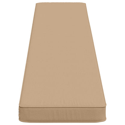 vidaXL 2-Piece Bench Cushions VUGHT 2 pcs 100% Polyester Sand