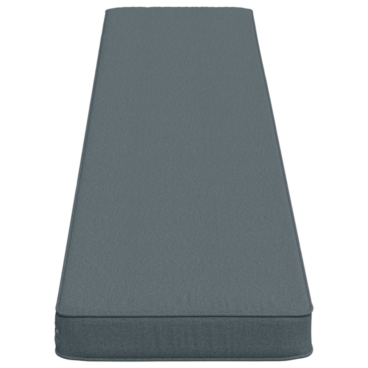 vidaXL 1-Piece Bench Cushion VUGHT 100% Polyester Blue 200 x 30 x 5 cm