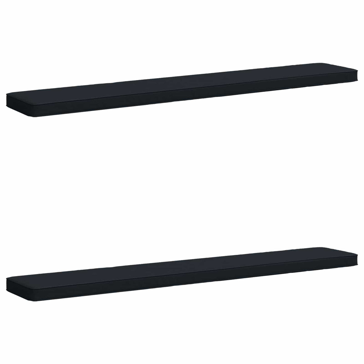 vidaXL 2-Piece Bench Cushions VUGHT 2 pcs 100% Polyester Dark Blue