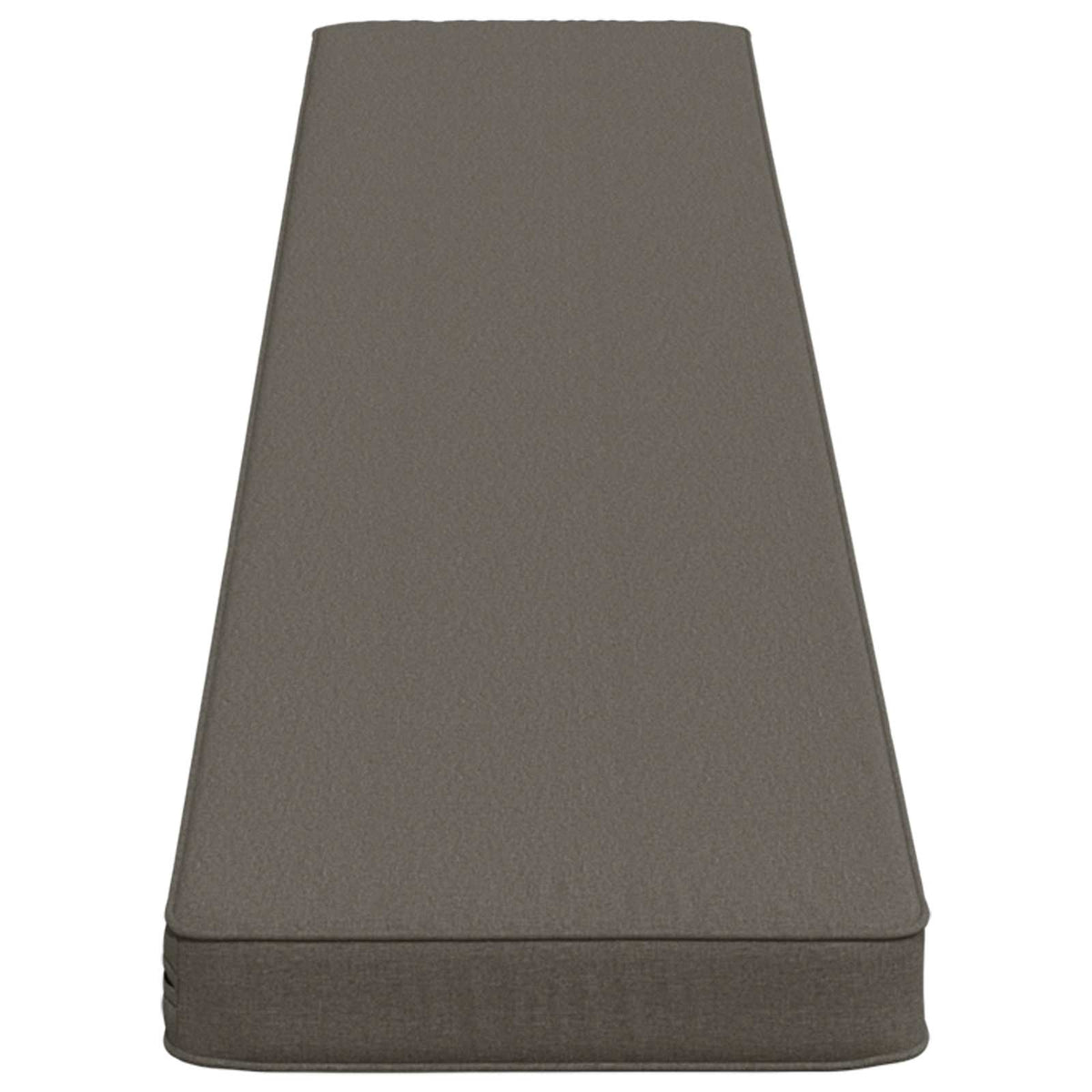 vidaXL 1-Piece Bench Cushion VUGHT 100% Polyester Grey 200 x 30 x 5 cm