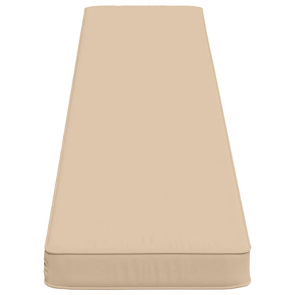 vidaXL 1-Piece Bench Cushion VUGHT 100% Polyester Cream