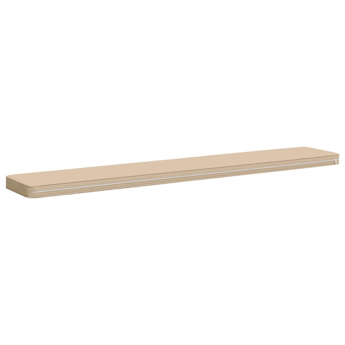 vidaXL 2-Piece Bench Cushions VUGHT 2 pcs 100% Polyester Cream