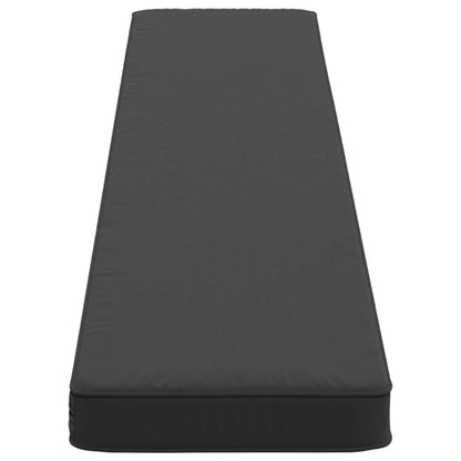 vidaXL 1-Piece Bench Cushion VUGHT 100% Polyester Anthracite