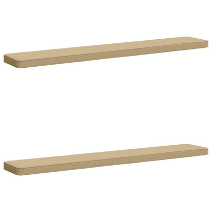 vidaXL 2-Piece Bench Cushions VUGHT 2 pcs 100% Polyester Beige