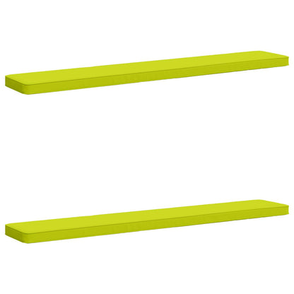 vidaXL 2-Piece Bench Cushions VUGHT 2 pcs 100% Polyester Bright Green
