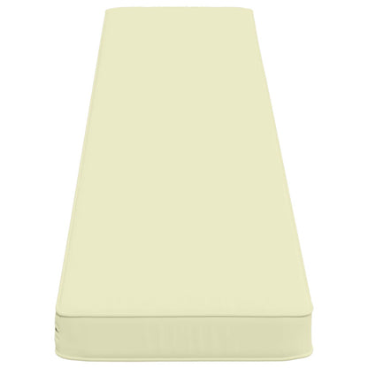 vidaXL 2-Piece Bench Cushions VUGHT 2 pcs 100% Polyester Cream