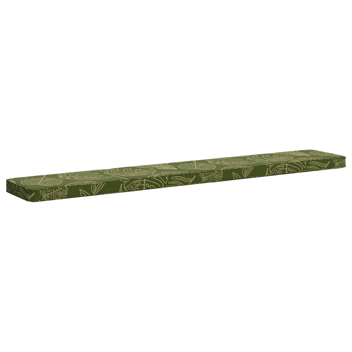 vidaXL 2-Piece Bench Cushions VUGHT 2 pcs 100% Polyester Leaf Design