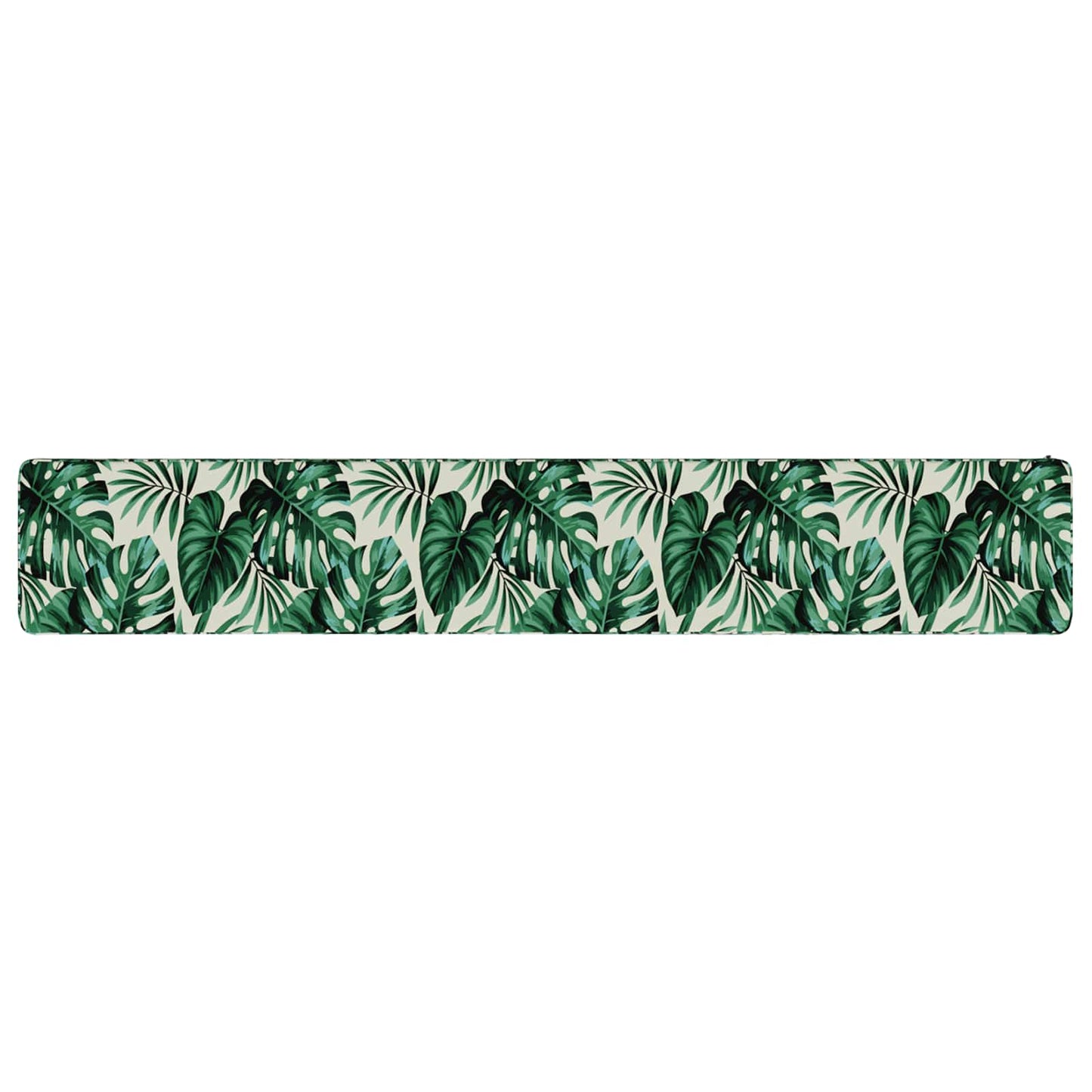vidaXL 1-Piece Bench Cushion VUGHT 100% Polyester Leaf Pattern