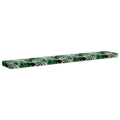 vidaXL 2-Piece Bench Cushions VUGHT 2 pcs 100% Polyester Leaf Pattern