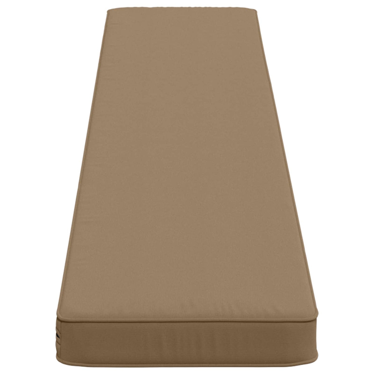 vidaXL 2-Piece Bench Cushions VUGHT 2 pcs 100% Polyester Taupe