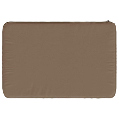 vidaXL 1-Piece Bench Cushion VUGHT 100% Polyester Taupe 60 x 40 x 5 cm