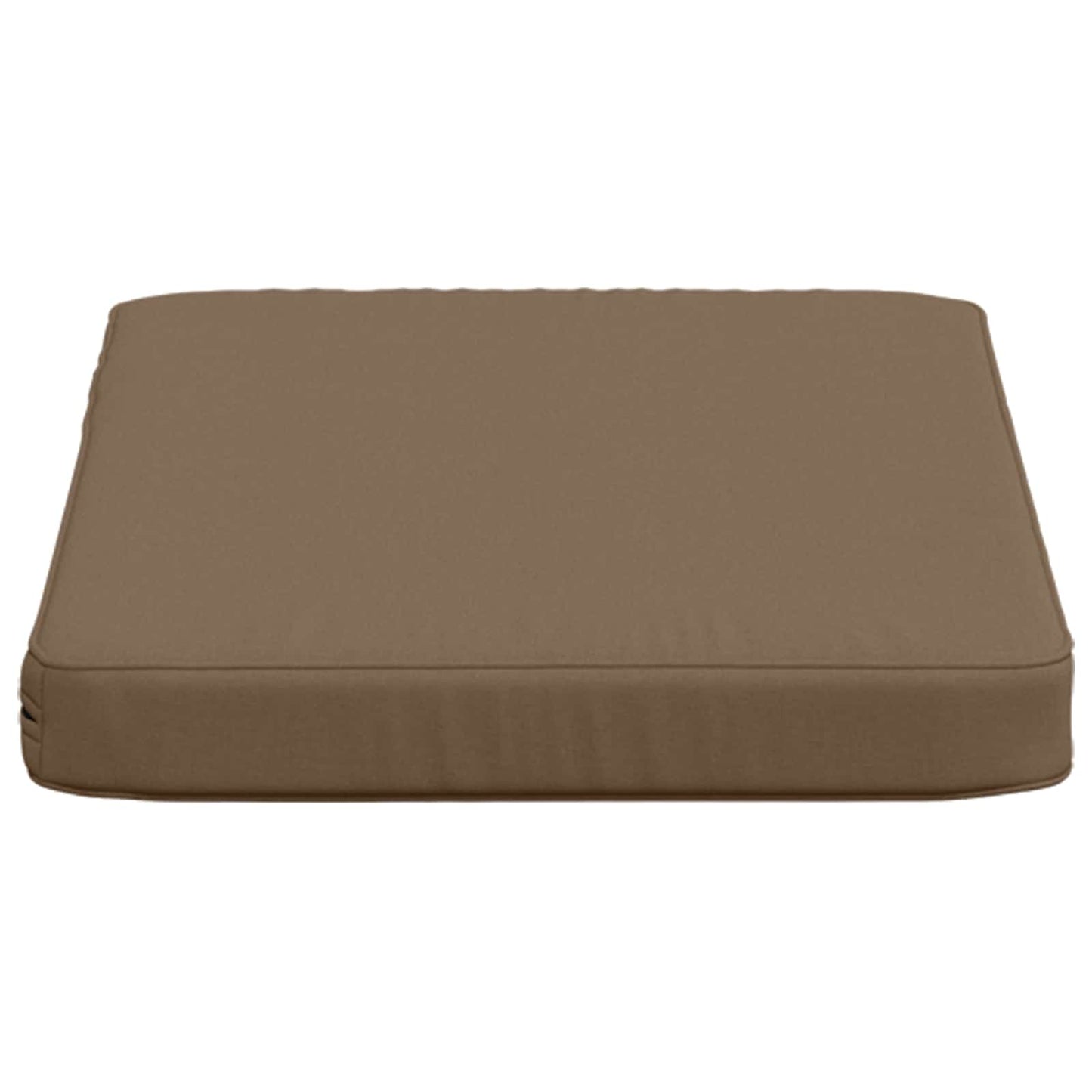 vidaXL 2-Piece Bench Cushions VUGHT 2 pcs 100% Polyester Taupe