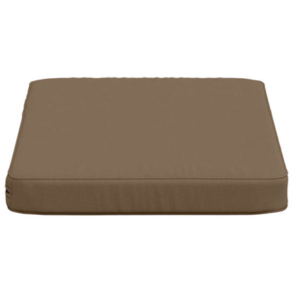 vidaXL 2-Piece Bench Cushions VUGHT 2 pcs 100% Polyester Taupe