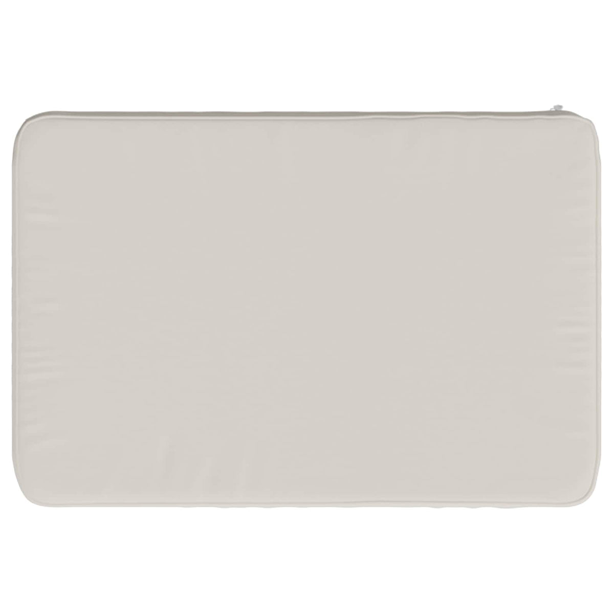 vidaXL 1-Piece Bench Cushion VUGHT 100% Polyester White 60 x 40 x 5 cm