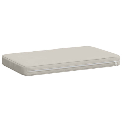 vidaXL 2-Piece Bench Cushions VUGHT 2 pcs 100% Polyester White