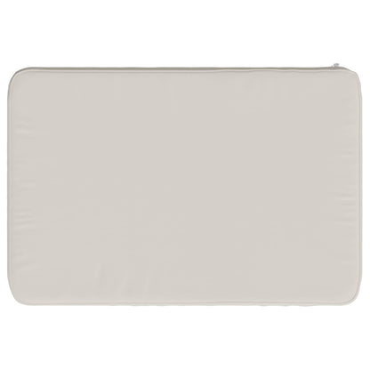 vidaXL 2-Piece Bench Cushions VUGHT 2 pcs 100% Polyester White