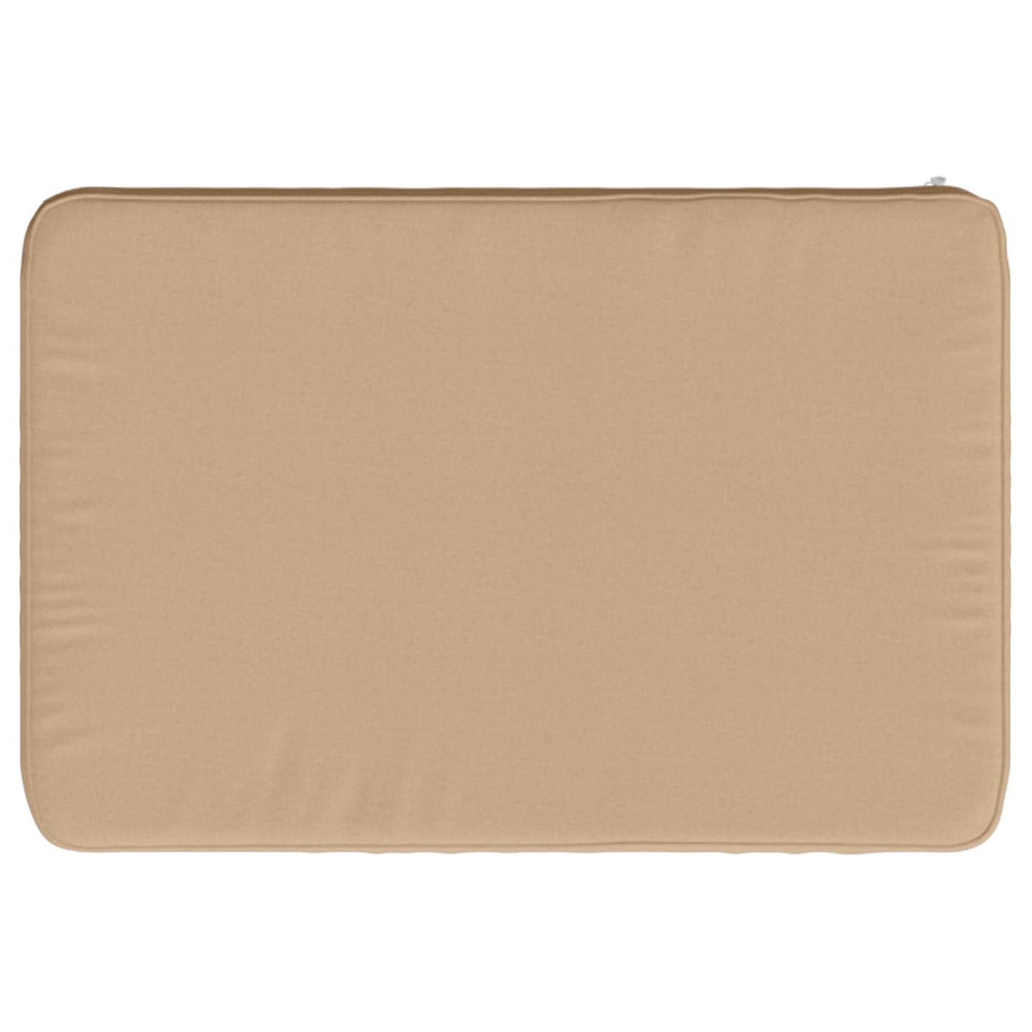 vidaXL 1-Piece Bench Cushion VUGHT 100% Polyester Sand 60 x 40 x 5 cm