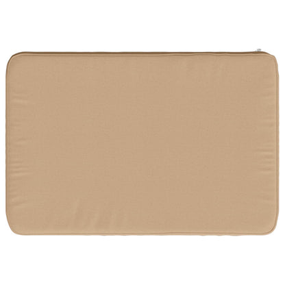 vidaXL 1-Piece Bench Cushion VUGHT 100% Polyester Sand 60 x 40 x 5 cm
