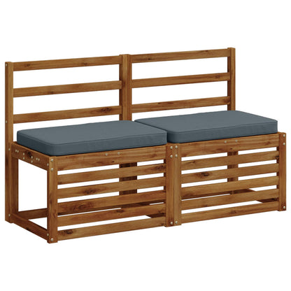 vidaXL 1-Piece Bench Cushion VUGHT 100% Polyester Blue 60 x 40 x 5 cm