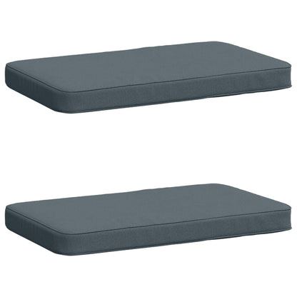 vidaXL 2-Piece Bench Cushions VUGHT 2 pcs 100% Polyester Blue