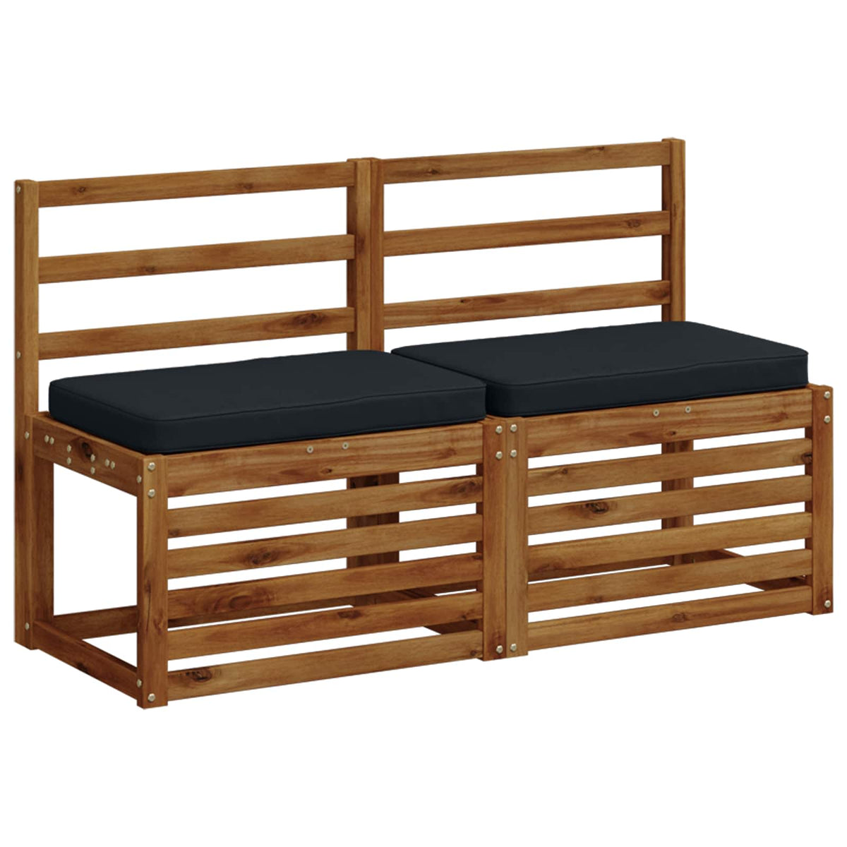 vidaXL 1-Piece Bench Cushion VUGHT 100% Polyester Dark Blue