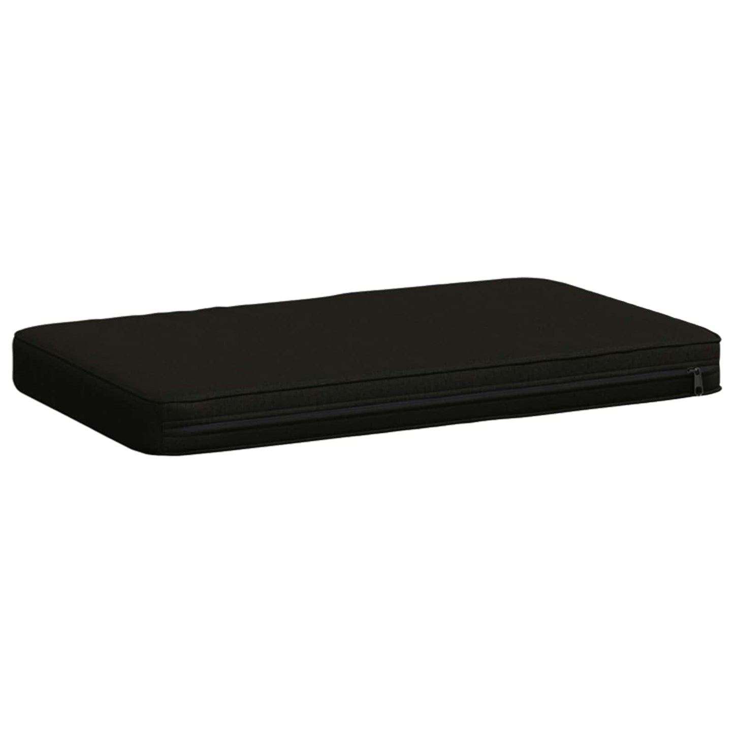 vidaXL 1-Piece Bench Cushion VUGHT 100% Polyester Black 60 x 40 x 5 cm