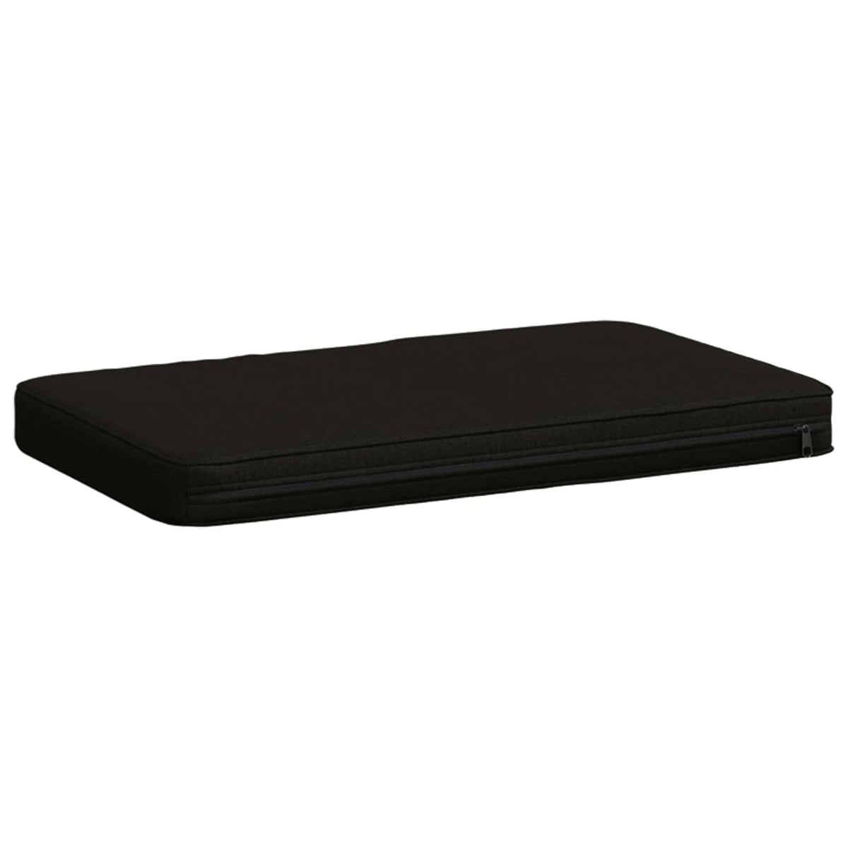 vidaXL 2-Piece Bench Cushions VUGHT 2 pcs 100% Polyester Black