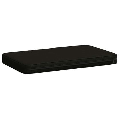 vidaXL 2-Piece Bench Cushions VUGHT 2 pcs 100% Polyester Black