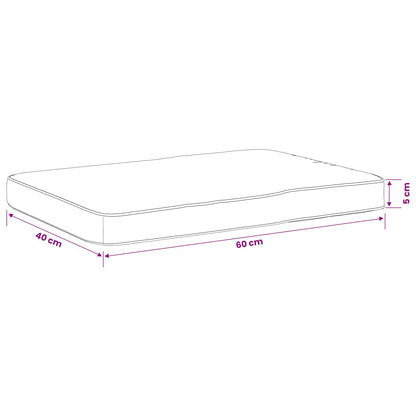 vidaXL 2-Piece Bench Cushions VUGHT 2 pcs 100% Polyester Black