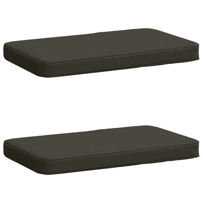 vidaXL 2-Piece Bench Cushions VUGHT 2 pcs 100% Polyester Anthracite