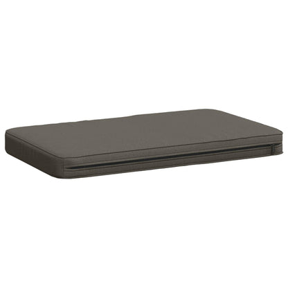 vidaXL 1-Piece Bench Cushion VUGHT 100% Polyester Grey 60 x 40 x 5 cm