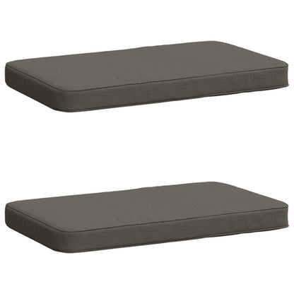 vidaXL 2-Piece Bench Cushions VUGHT 2 pcs 100% Polyester Grey