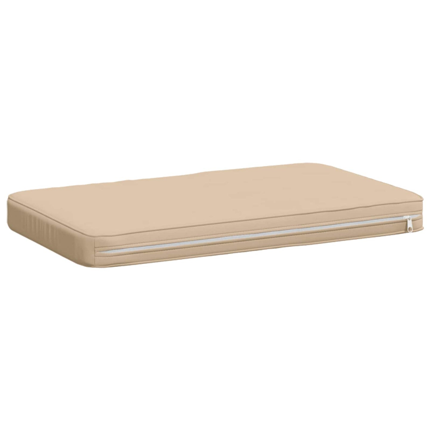 vidaXL 2-Piece Bench Cushions VUGHT 2 pcs 100% Polyester Cream