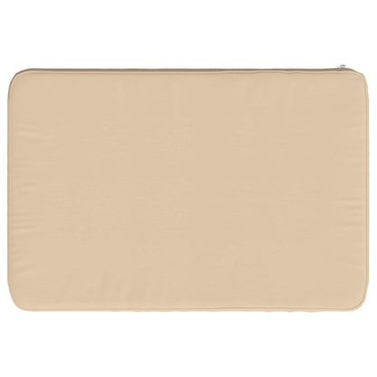 vidaXL 2-Piece Bench Cushions VUGHT 2 pcs 100% Polyester Cream