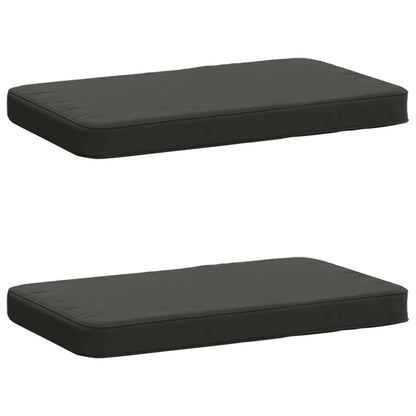 vidaXL 2-Piece Bench Cushions VUGHT 2 pcs 100% Polyester Anthracite