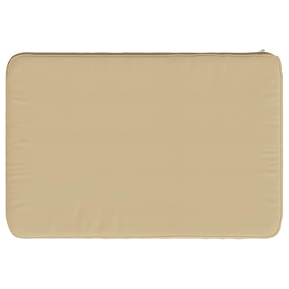 vidaXL 1-Piece Bench Cushion VUGHT 100% Polyester Beige 60 x 40 x 5 cm