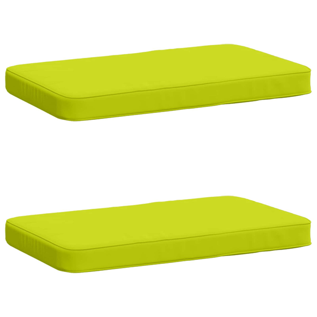 vidaXL 2-Piece Bench Cushions VUGHT 2 pcs 100% Polyester Bright Green